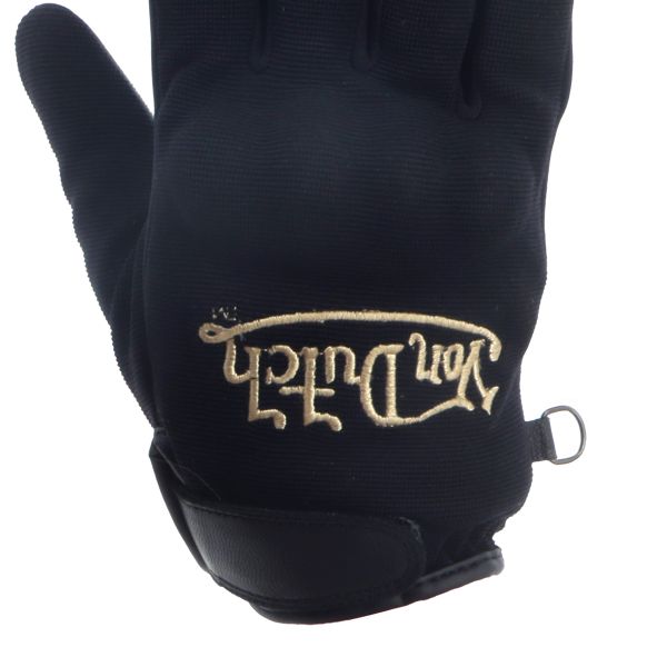 Von Dutch Silver Leather Noir