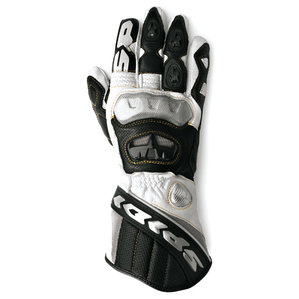 Gants Moto Spidi Race-Vent Blanc/Noir
