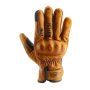 Gants Moto Von Dutch Flash Cuir Gold Black