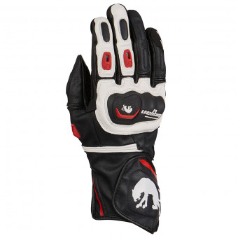 Gants Moto Furygan Higgins Black White Red Gants Moto Furygan Higgins Black White Red