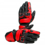 Gants Moto Dainese Impeto Black Lava Red