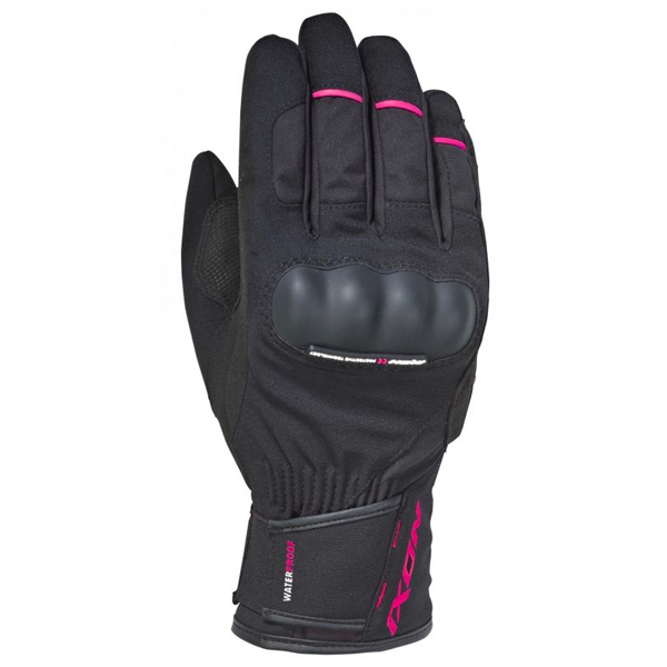 Gants Moto Ixon Pro Russel Noir Fushia Femme Gants Moto Ixon Pro Russel Noir Fushia Femme