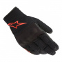 Gants Moto Alpinestars S Max Drystar Black Red Fluo