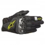 Gants Moto Alpinestars SMX-1 Air V2 Black Yellow Fluo