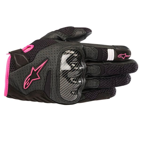 Gants Moto Alpinestars Stella SMX-1 Air V2 Black Fuchsia