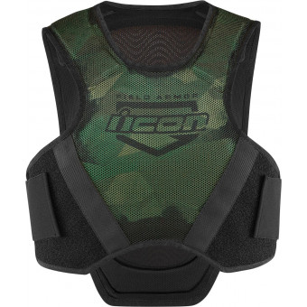 Gilet Moto ICON Field Armor Softcare Vest Green Camo Gilet Moto ICON Field Armor Softcare Vest Green Camo