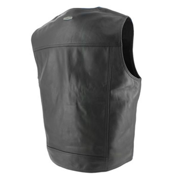 Soubirac Gilet Cuir Noir