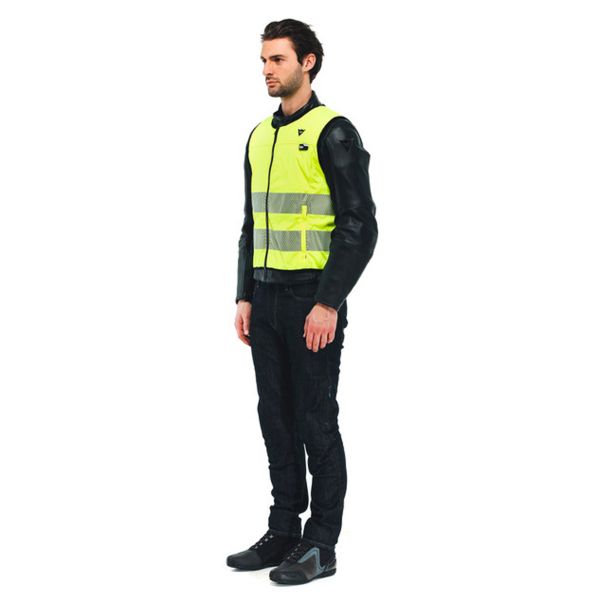 Gilet sécurité fluo Motard haute visibilité avec Pochette