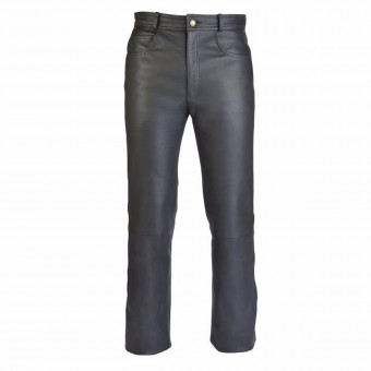 Jeans Moto Soubirac Jean Cuir Femme Noir