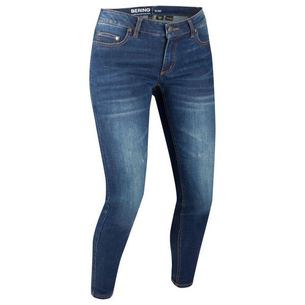 Jeans Moto Bering Lady Trust Slim Washed Blue Jeans Moto Bering Lady Trust Slim Washed Blue
