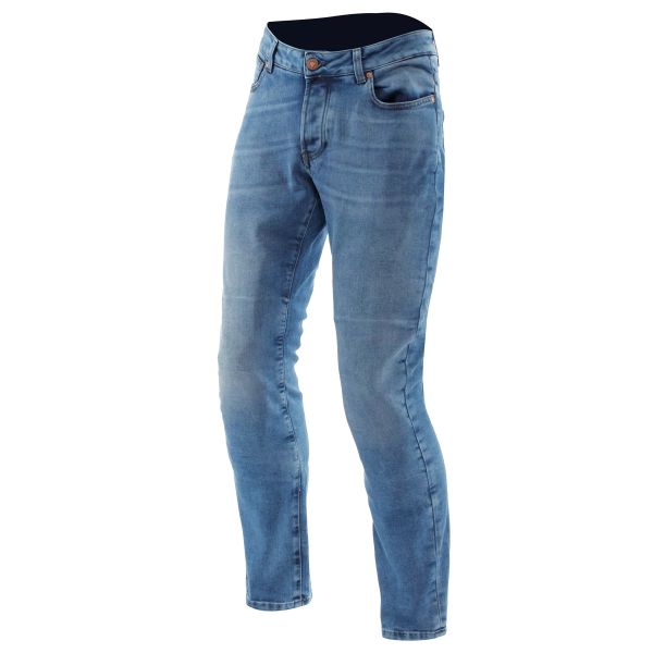 Jeans Moto Dainese 5-Pocket Denim Regular Tapered Pants Light Blue