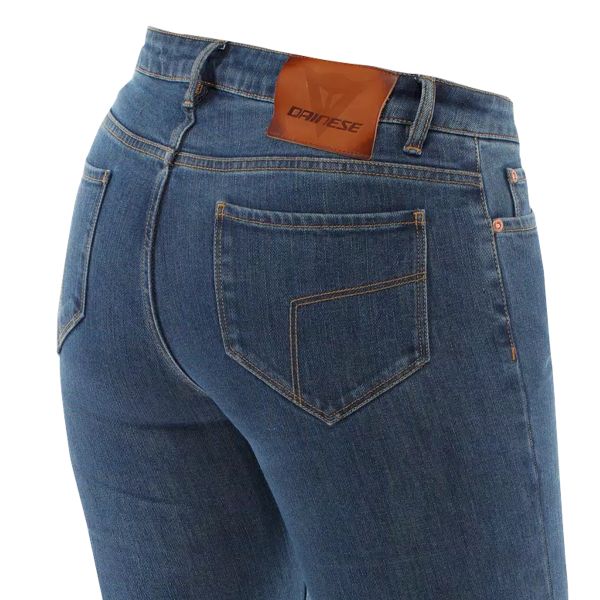 Dainese 5-Pocket Denim Slim Pants Plus Woman Blue