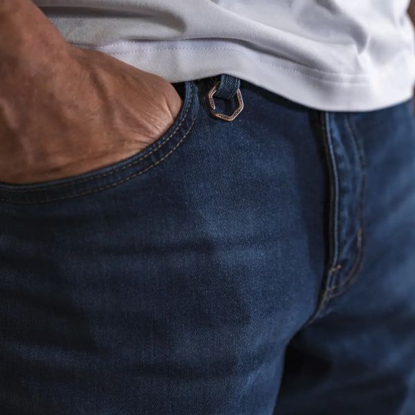 Knox Kirkstone Straight Short Stone Wash Indigo