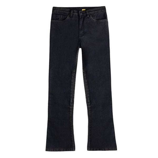 Jeans Moto Knox Women Cartmel Kick Flare Regular Aged Black Rust