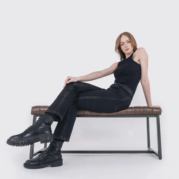 Knox Women Cartmel Kick Flare Regular Aged Black Rust