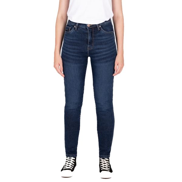 Knox Women Colton Skinny Short Stone Wash Indigo