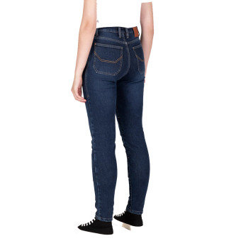 Knox Women Colton Skinny Short Stone Wash Indigo