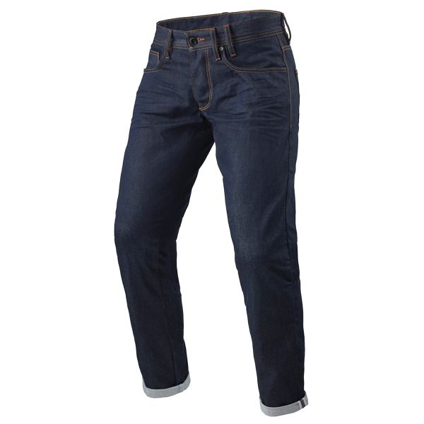 Jeans Moto REV'IT Lewis Selvedge TF Bleu Fonce Jeans Moto REV'IT Lewis Selvedge TF Bleu Fonce