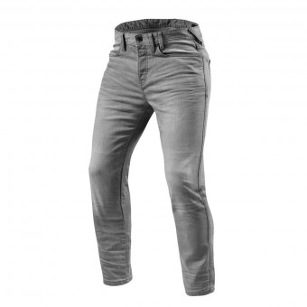 Jeans Moto REV'IT Piston Gris Clair Delave