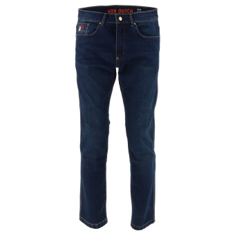 Jeans Moto Von Dutch Basic Denim Stretch Blue Dirty