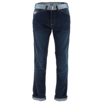 Jeans Moto Von Dutch Eden Denim Stretch Blue Dirty