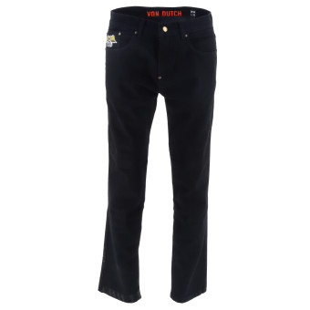 Jeans Moto Von Dutch Mustang Denim Stretch Black