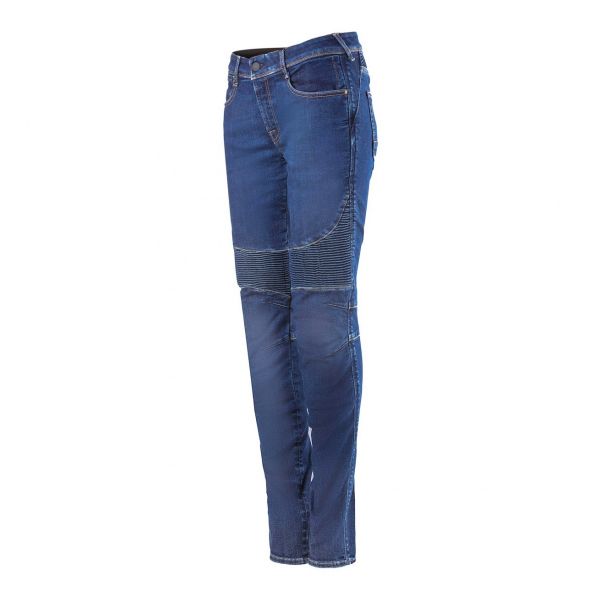 Jeans Moto Alpinestars Stella Callie Denim Mid Tone Plus Blue