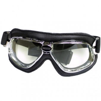 Masque Moto Nannini Cruiser Chrome Black Masque Moto Nannini Cruiser Chrome Black