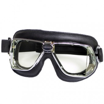 Masque Moto Nannini Custom Chrome Black Masque Moto Nannini Custom Chrome Black