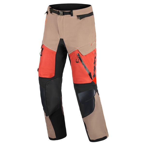 Pantalon Moto Alpinestars Halo Pro Drystar XF Laminated Pants Walnut Rust Black