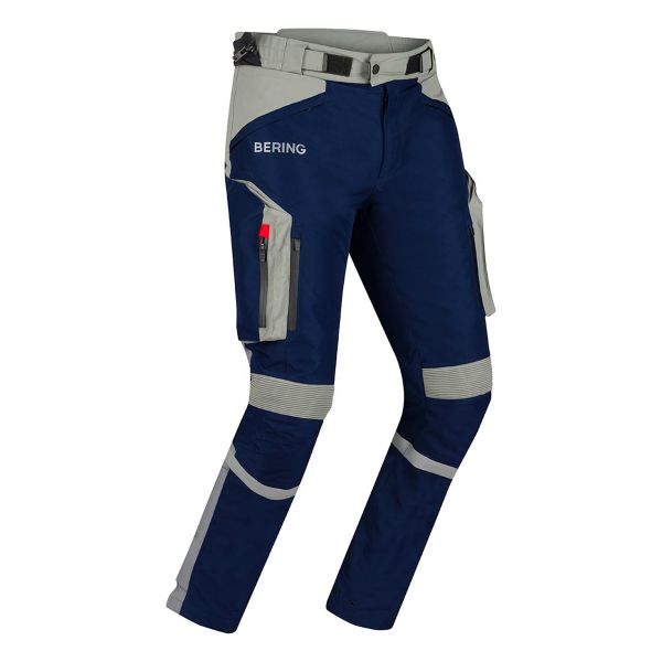 Pantalon Moto Bering Austral Gore-Tex Navy Grey Red Pant Pantalon Moto Bering Austral Gore-Tex Navy Grey Red Pant