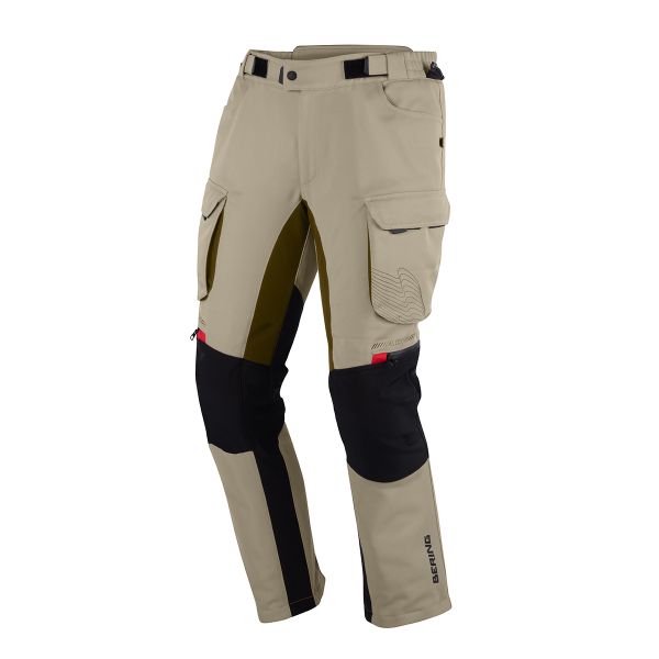 Pantalon Moto Bering Freeway Beige Black Pant Pantalon Moto Bering Freeway Beige Black Pant