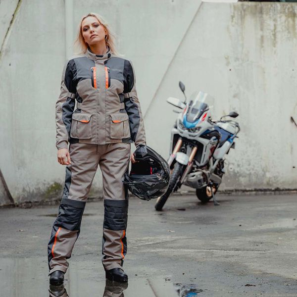 Bering Lady Siberia Beige Grey Orange Pant