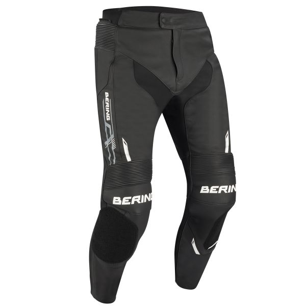 Pantalon Moto Bering Snap Black White Pant Pantalon Moto Bering Snap Black White Pant