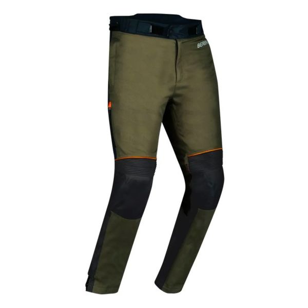Pantalon Moto Bering Zephyr Black Kaki Orange Pant