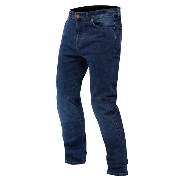 Pantalon Moto Dainese 5-Pocket Denim Relaxed Deep Blue