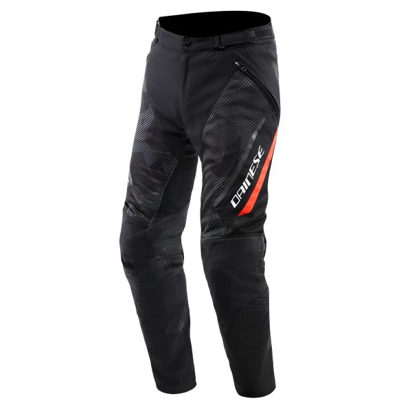 Pantalon Moto Dainese Drake 2 Super Air Black Anthracite Red Fluo Pantalon Moto Dainese Drake 2 Super Air Black Anthracite Red Fluo