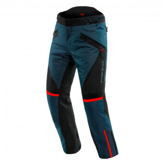 Pantalon Moto Dainese Tempest 3 D-Dry Ebony Black Lava Red Pants