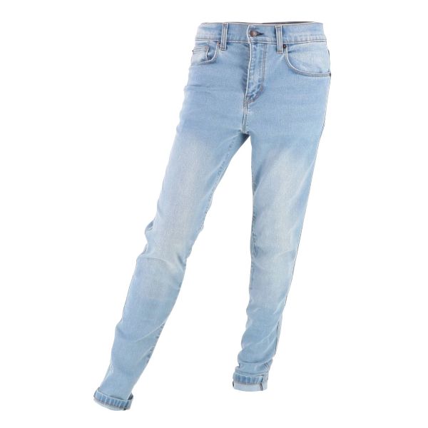 Pantalon Moto Helstons Calamity Bleu Bleach Pantalon Moto Helstons Calamity Bleu Bleach