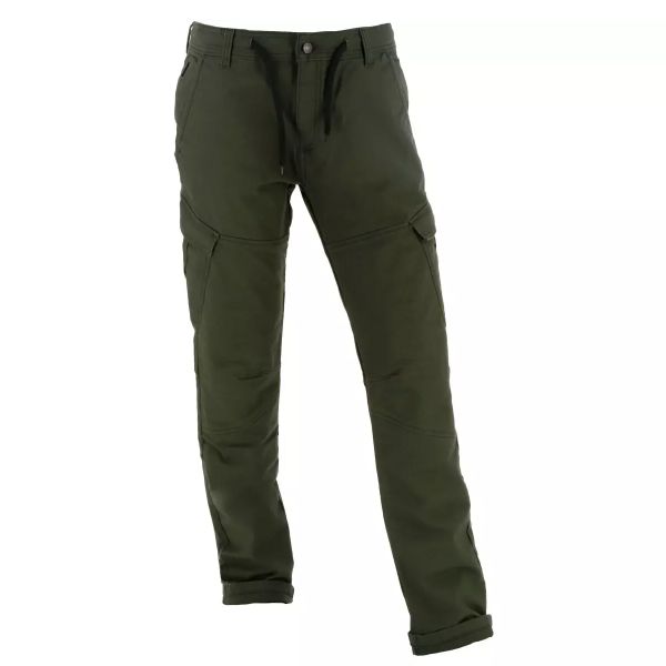 Pantalon Moto Helstons Portland Coton Cordura Kaki Pantalon Moto Helstons Portland Coton Cordura Kaki