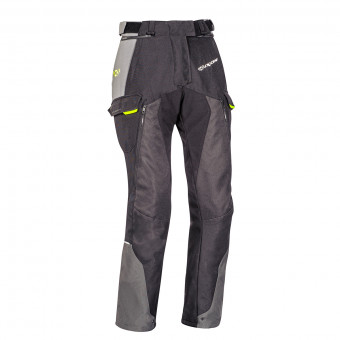 Pantalon Moto Ixon Balder Pant Black Grey Bright Yellow