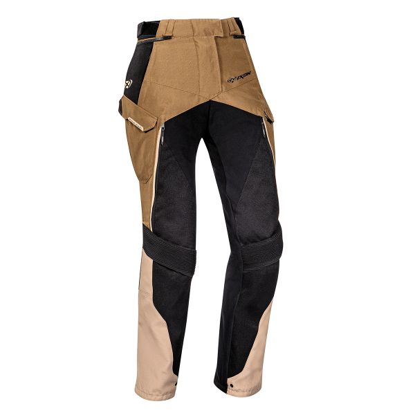Pantalon Moto Ixon Eddas Pant Lady Sand Brown Black Pantalon Moto Ixon Eddas Pant Lady Sand Brown Black
