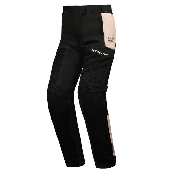 Pantalon Moto Ixon M-Njord Lady Pant Sand Black Red