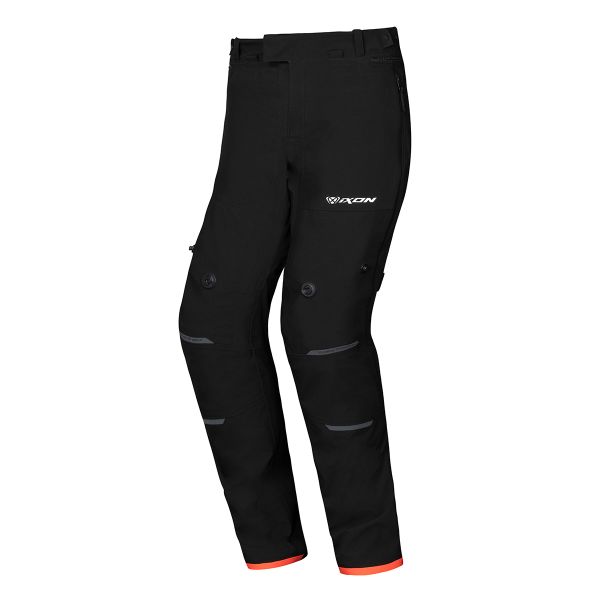 Pantalon Moto Ixon M-Skeid Pant Black Bright Red Pantalon Moto Ixon M-Skeid Pant Black Bright Red