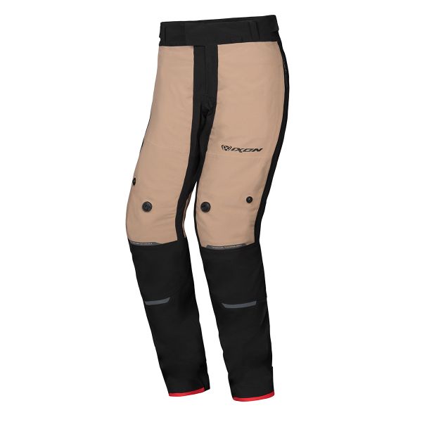 Pantalon Moto Ixon M-Skeid Pant Sand Black Red