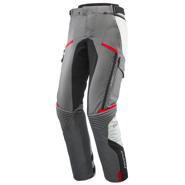 Pantalon Moto Ixon Midgard PT Grey Black Red Pantalon Moto Ixon Midgard PT Grey Black Red