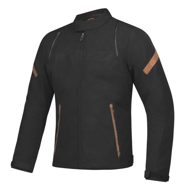 Blouson Moto Ixon Striker Retro Black Brown