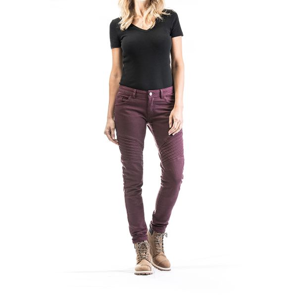 Jeans Moto Ixon Vicky Burgundy Jeans Moto Ixon Vicky Burgundy