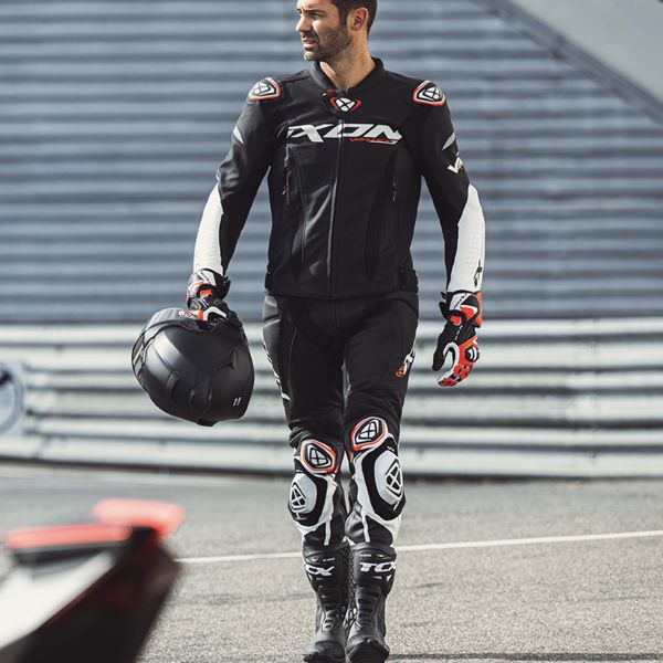 Pantalon moto Ixon Vortex 3 Pant Blue White Au Meilleur Prix