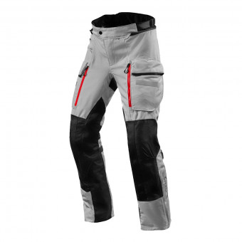 Pantalon Moto REV'IT Sand 4 H2O Ladies Argent Noir Longue